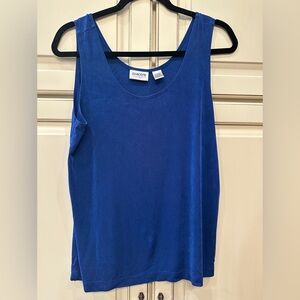 Chico's Blue Sleeveless Top